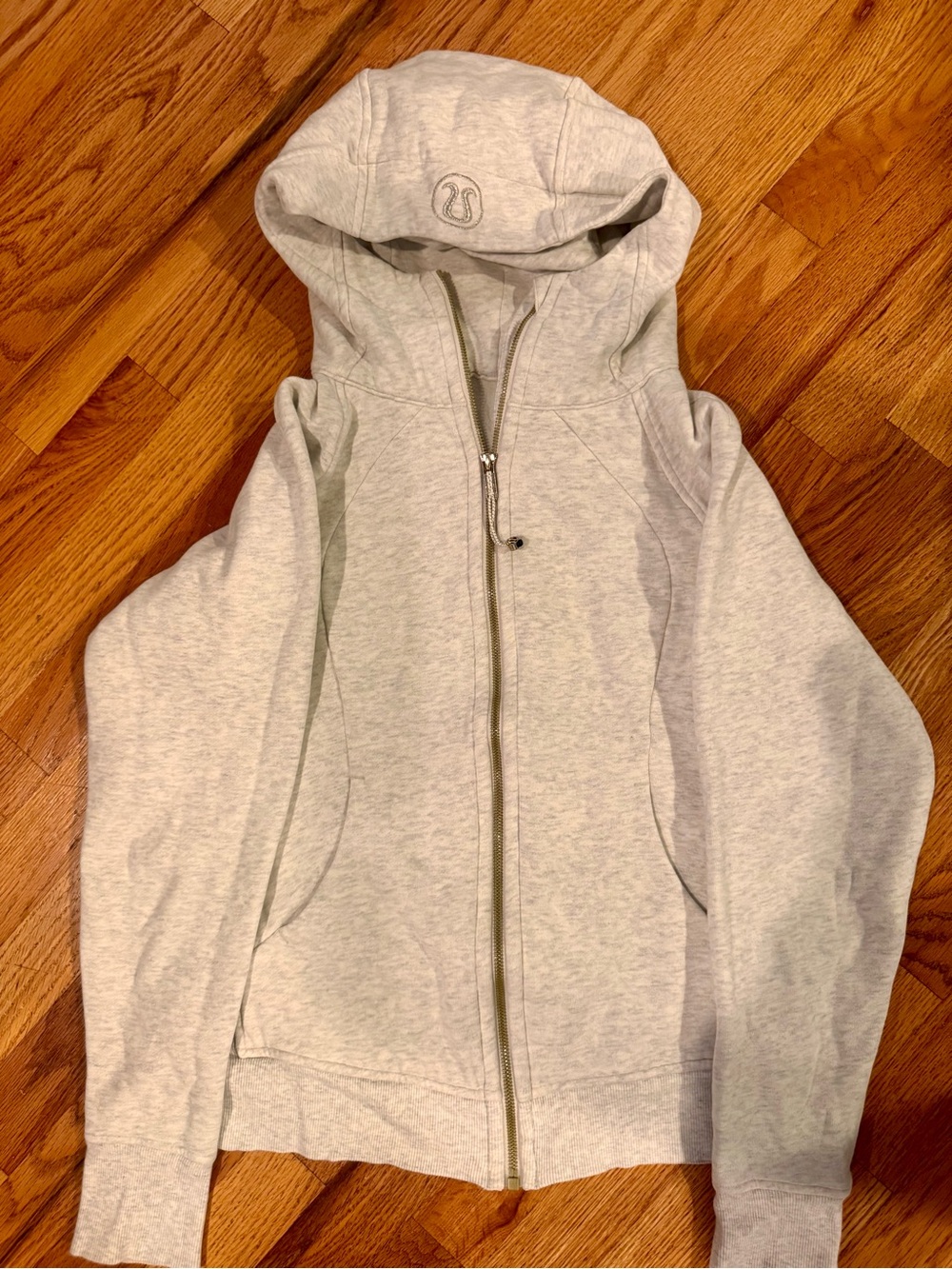 lululemon Heather Gray Full-Zip Hoodie